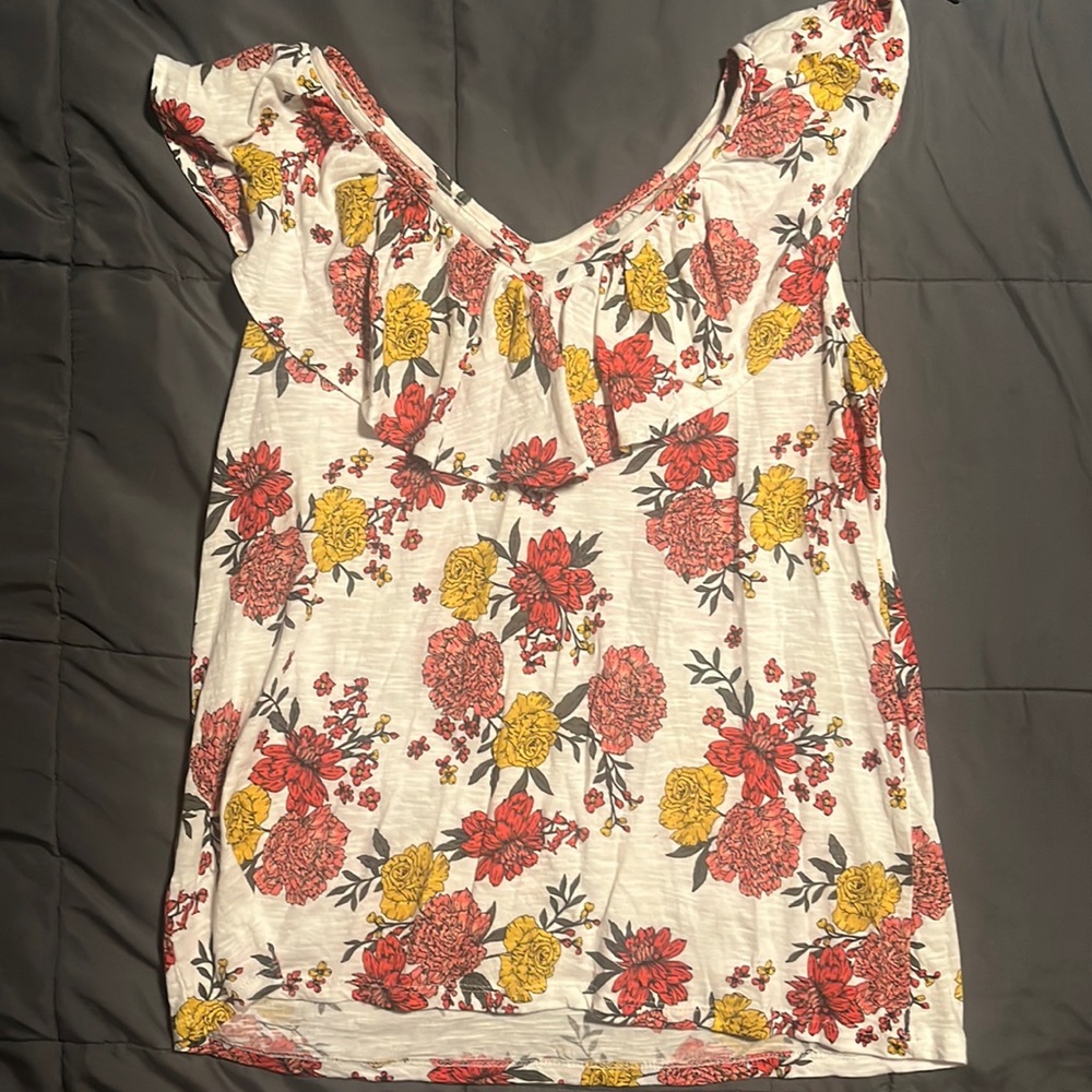 loft floral blouse